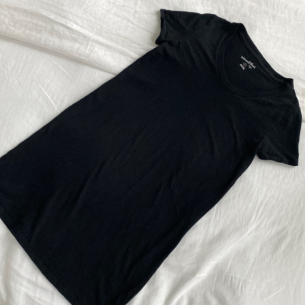 T-Shirt Dress, Black, Size S